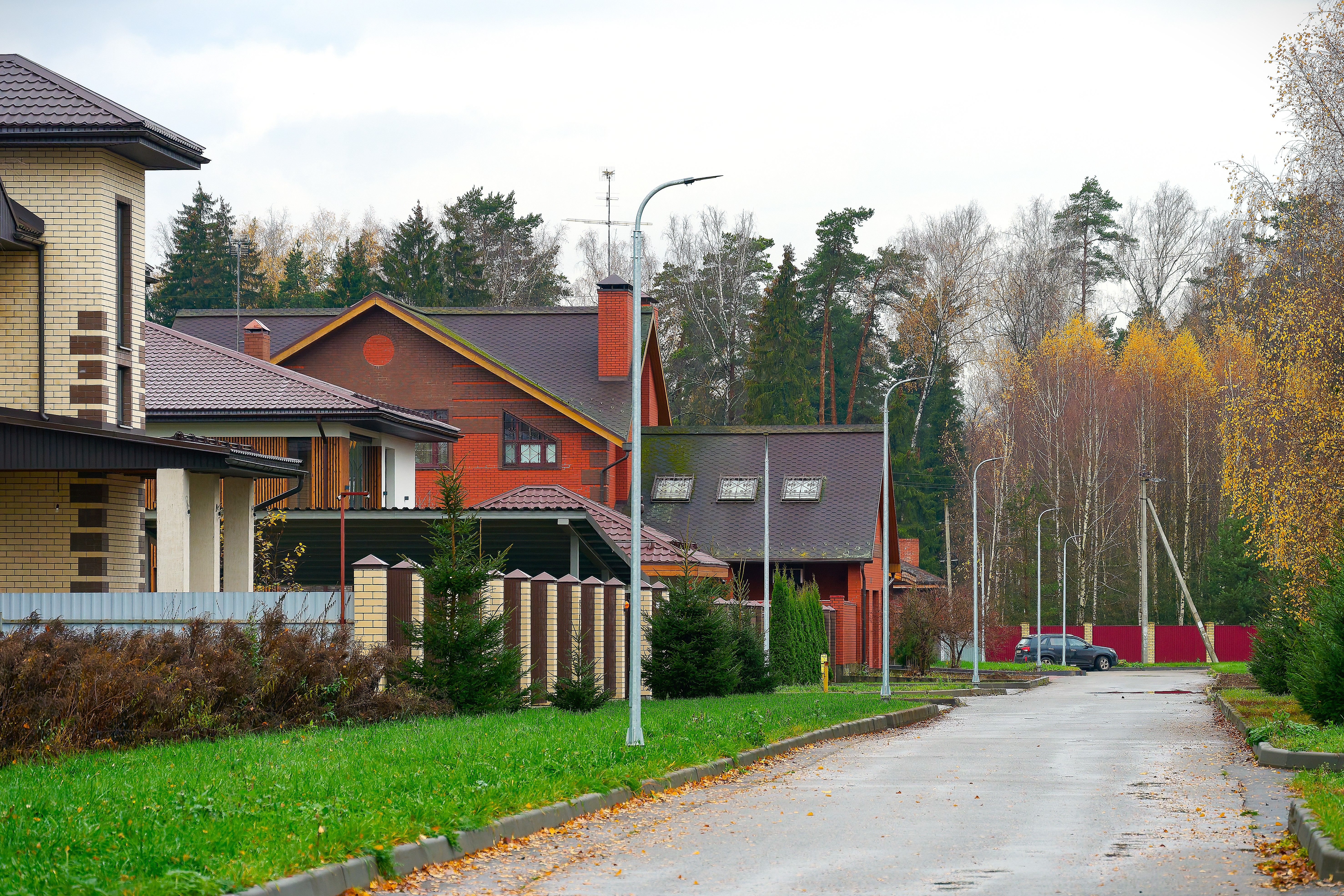 Освещение коттеджных поселков