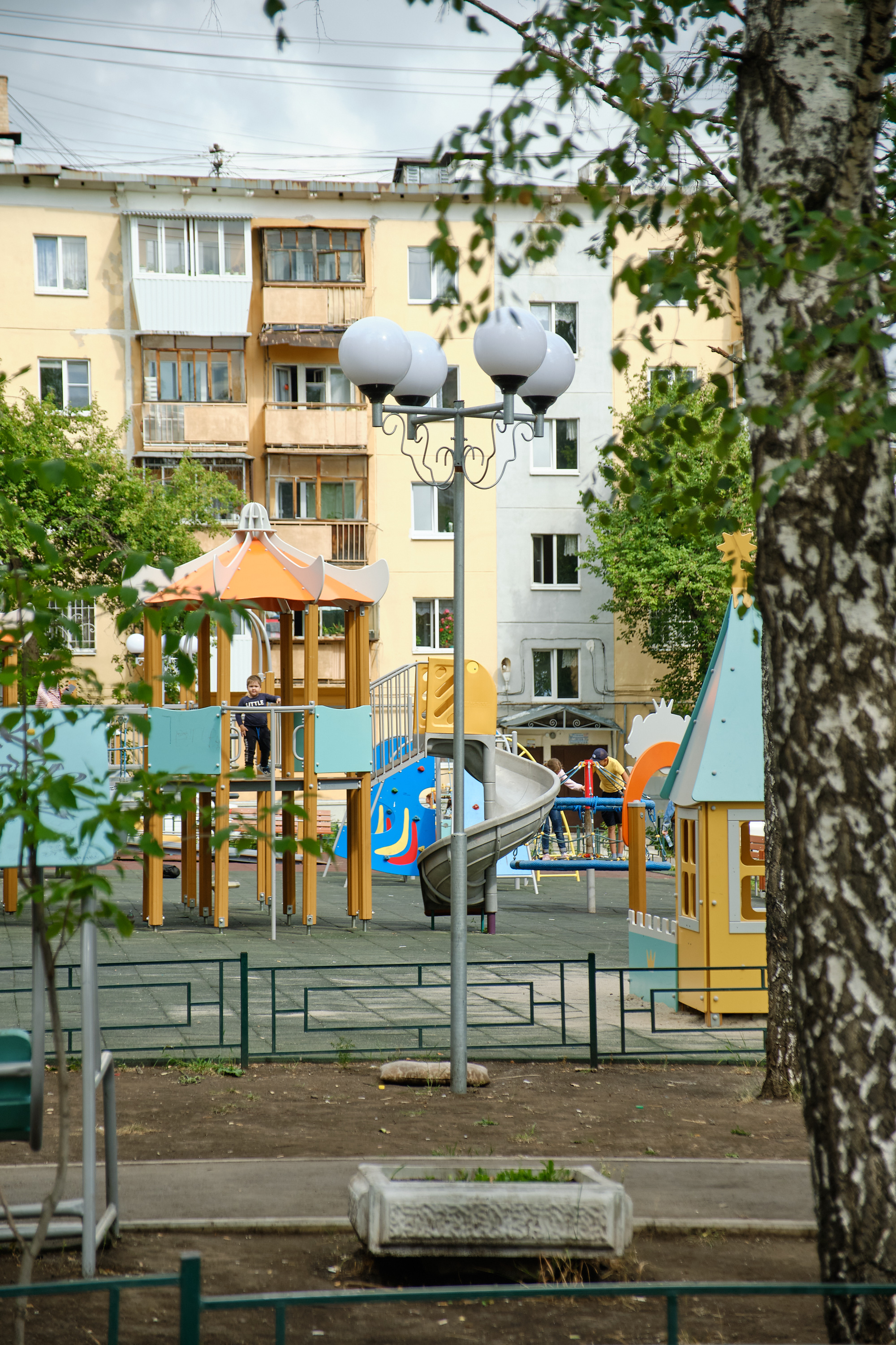 Сквер на улице Агрономическая (г. Екатеринбург, Свердловская область).