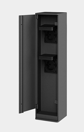 Уличная розетка влагозащищенная двойная фото в интернет-магазине ОГК Опора