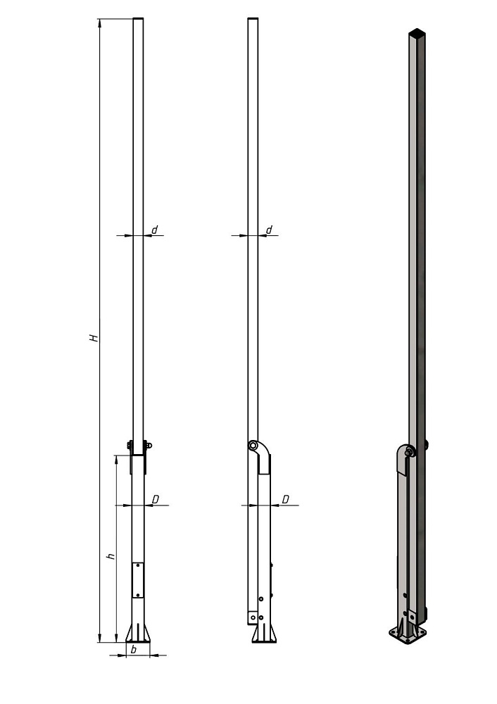 Фото СТАТИК ГАРД 3-2 складывающаяся опора для видеокамеры от ОГК Опора