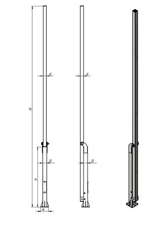 СТАТИК ГАРД 10-2 складывающаяся опора для видеокамеры